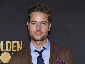 Justin Hartley attends the HFPA and THR Golden Globe Ambassador Party at Catch LA on November 14, 2019 in West Hollywood, California.