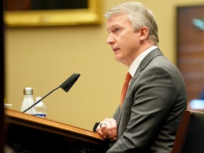 Dr. Richard Bright, former director of the Biomedical Advanced Research and Development Authority, testifies during a House Energy and Commerce Subcommittee on Health hearing to discuss protecting scientific integrity in response to the coronavirus outbreak on Thursday, May 14, 2020. in Washington, D.C.