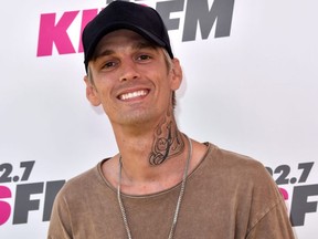 Aaron Carter arrives at the 102.7 KIIS FM's 2017 Wango Tango at StubHub Center on May 13, 2017 in Carson, California.