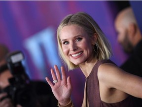 Actress Kristen Bell arrives for Disney's World Premiere of "Frozen 2" at the Dolby theatre in Hollywood on November 7, 2019.