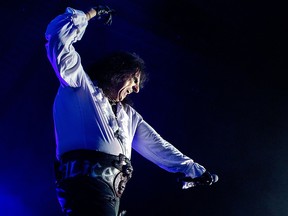 Alice Cooper performs on stage during his concert at the "Stadthalle" in Vienna, Austria, on Sept. 16, 2019.