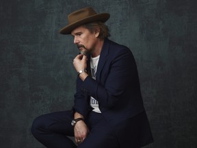 Ethan Hawke poses for a portrait during the 2020 Winter Television Critics Association Press Tour, Monday, Jan. 13, 2020, in Pasadena, Calif. (AP Photo/Chris Pizzello)