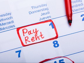 Pay Rent Note In Calendar