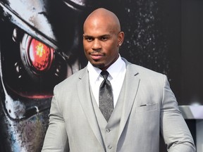 Shad Gaspard poses arrival for the premiere of the film "Terminator Genisys" in Hollywood, California on June 28, 2015.