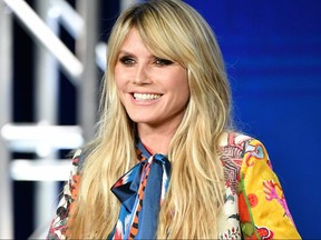 Heidi Klum of Amazon Prime's 'Making the Cut' speaks onstage during the 2020 Winter TCA Tour Day 8 at The Langham Huntington on January 14, 2020 in Pasadena.