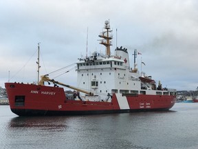 The CCGS Ann Harvey is seen in this undated handout photo.