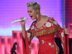Katy Perry performs onstage during the 61st Annual Grammy Awards on February 10, 2019, in Los Angeles.