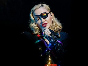 Madonna performs at the 2019 Pride Island concert during New York City Pride in New York City, New York, U.S., June 30, 2019. Picture taken June 30, 2019.