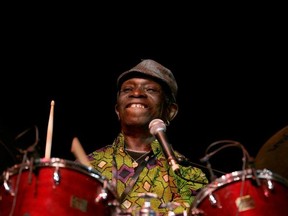 Nigerian singer Tony Allen performs at the Mawazine Festival in Rabat, May 17, 2008. Picture taken May 17, 2008.