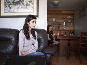 Kahaila Morris, left, and her mother Melissa Friday, right, are still looking for answers regarding the death of Morris's father, Geoff, who was shot and killed by a Regina police officer in May of 2019.