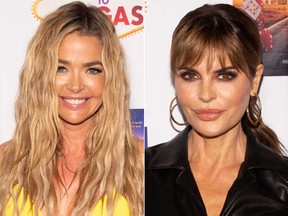 "Real Housewives of Beverly Hills" stars Denise Richards, left, and Lisa Rinna.