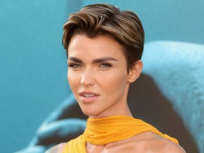 Ruby Rose attends the premiere of 'The Meg' at TCL Chinese Theatre IMAX on August 6, 2018 in Hollywood.