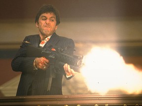 Al Pacino as Tony Montana in the 1983 file "Scarface."