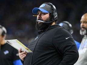 Detroit Lions head coach Matt Patricia.