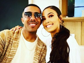 Marques Houston and Miya Dickey.