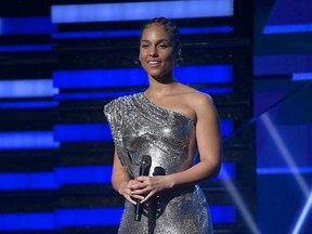 Alicia Keys speaks onstage during the 62nd Annual GRAMMY Awards at Staples Center on January 26, 2020 in Los Angeles, California.
