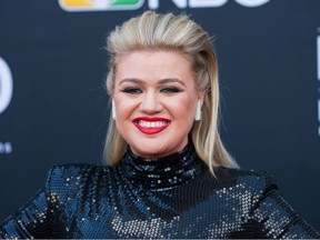 Kelly Clarkson attends the 2019 Billboard Music Awards held at the MGM Grand Garden Arena.