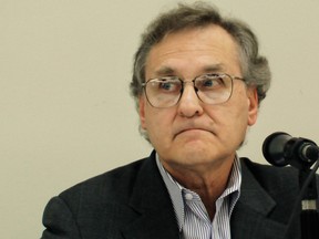 In this August 9, 2006 file photo, Stephen Lewis, the UN Secretary-General's Special Envoy for AIDS in Africa, speaks during a press conference in Toronto.