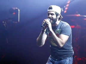 American country musician Thomas Rhett performs during a stop at the Calgary Saddledome during his 2019 Very Hot Summer Tour. ostmedia