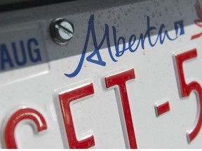 The font on the Alberta license plate has been updated to reflect the currently used by the government of Alberta.