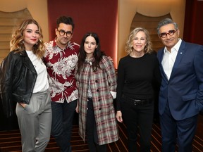 Cast members of Schitt's Creek.