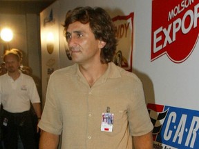 Former Indy racer Alex Zanardi in Toronto for the Molson Indy on July 5, 2002.