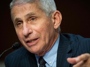 Anthony Fauci, director of the National Institute of Allergy and Infectious Diseases, speaks during a Senate Health, Education, Labor and Pensions Committee hearing in Washington, D.C., on Tuesday, June 30, 2020.