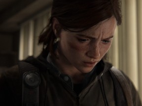 Ellie in a scene from Last of Us Part II.