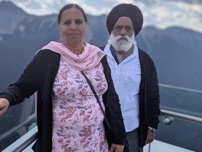 Family members say a Calgary couple stranded in India because of the COVID-19 pandemic were killed last week. Kirpal Minhas, 67, and his wife Davinder, 65, are seen in an undated handout photo.
