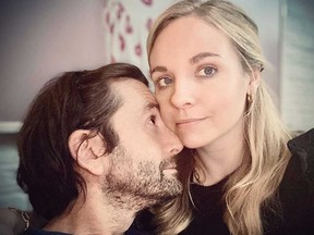 David and Georgia Tennant are pictured in a photo posted on Instagram.
