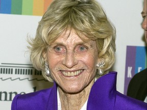 Jean Kennedy Smith attends the 2014 Kennedy Center Honors Gala Dinner at the U.S. Department of State on Dec. 6, 2014 in Washington, D.C.