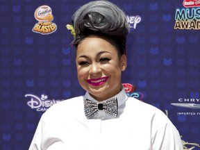 Raven-Symone attends the Radio Disney Music Awards (RDMAs) at the Microsoft Theater, in Los Angeles, Calif., on April 29, 2017.