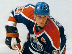 Former Edmonton Oilers centre Wayne Gretzky.