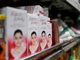 "Fair & Lovely" brand of skin lightening products are seen on the shelf of a consumer store in New Delhi, India, June 25, 2020.