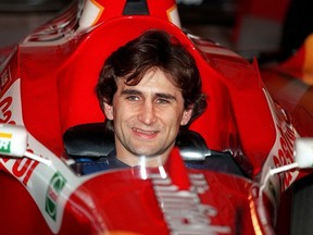 Williams F1 Formula One Car Launch - New Williams driver Alex Zanardi sits in the Williams car.