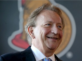 Senators owner Eugene Melnyk likes where the Senators are positioned for the draft.