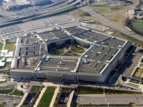 This file photo taken on December 26, 2011 shows the Pentagon building in Washington.