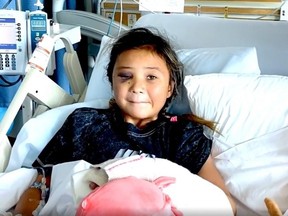 Eleven-year-old skateboarder Sky Brown, an Olympic hopeful for Britain, is recovering after fracturing her skull during a training session in California.