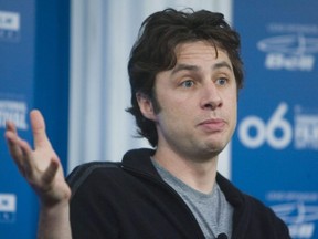 Zach Braff during a Toronto International Film Festival press conference about the movie "The Last Kiss" in Toronto, Sept. 10, 2006.