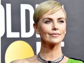 Charlize Theron attends the 77th Annual Golden Globe Awards at The Beverly Hilton Hotel on January 05, 2020 in Beverly Hills, California.