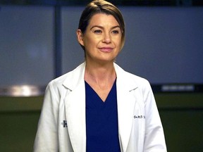 Ellen Pompeo in an episode of Greys Anatomy.