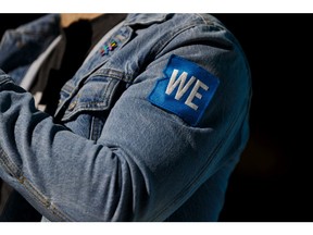 WE co-founder Craig Kielburger speaks during WE Day Alberta at Rogers Place in Edmonton, on Oct. 22, 2019.