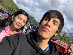 Dionne Durocher, 24, and her partner Devon Ray Ernest. Durocher died after an off-road bus crashed during a tour of the Columbia Icefield south of Jasper, Alta., on Saturday, July 18, 2020. She was on vacation with Ernest and his cousin when the bus rolled, killing three and critically injuring 14. A total of 24 people were injured.