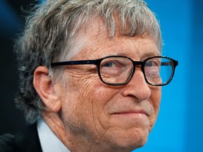 Bill Gates, Co-Chair of Bill & Melinda Gates Foundation, attends the World Economic Forum (WEF) annual meeting in Davos, Switzerland, January 22, 2019.