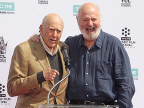Carl and Rob Reiner Hand and Footprint Ceremony at the TCL Chinese Theater IMAX.