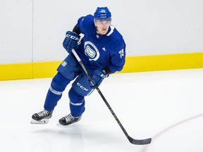 Micheal Ferland found his stride and game during the Vancouver Canucks' training camp at Rogers Arena. He's hoping that carries over to Edmonton for NHL post-season action.