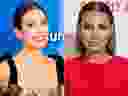 Lea Michele, left, and Naya Rivera. 