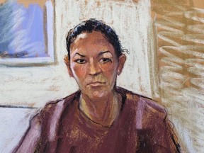 Ghislaine Maxwell appears via video link during her arraignment hearing where she was denied bail for her role aiding Jeffrey Epstein to recruit and eventually abuse of minor girls, in Manhattan Federal Court, in the Manhattan borough of New York City, New York, U.S. July 14, 2020 in this courtroom sketch.