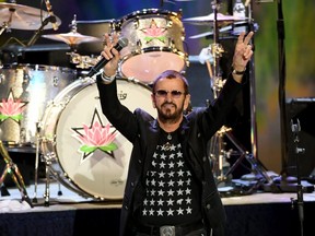 Ringo Starr performs with his All Starr Band at The Greek Theatre on September 1, 2019 in Los Angeles.
