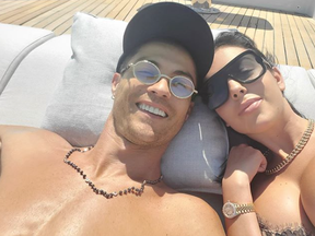 Soccer superstar Christiano Ronaldo and his gal pal Georgina Rodriguez do a yachting getaway.